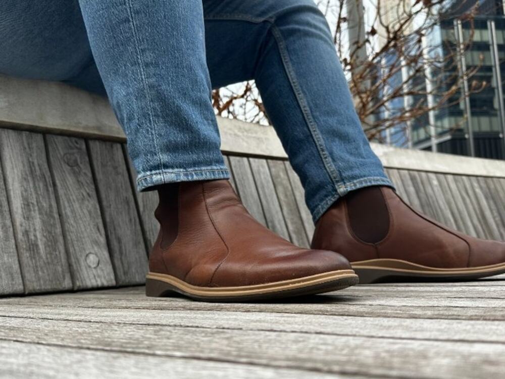 Amberjack The Chelsea Chestnut Leather Ankle Boots Men’s 13